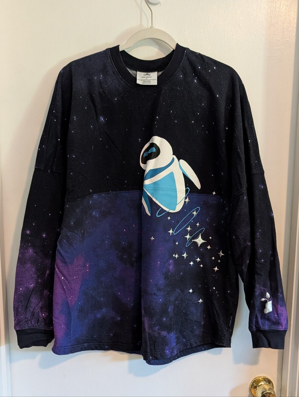 🏰 RARE Disney Pixar Wall-E Eva Fleecelined Spirit Jersey Adult Size XL